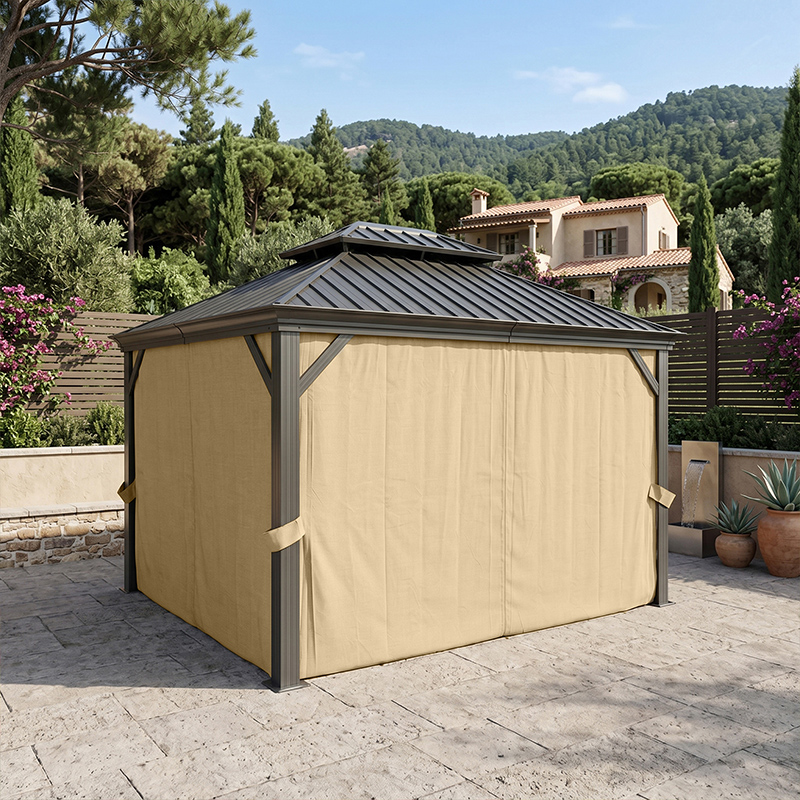 High-quality Nylon Fabric Gazebo Mosquito Net Tear-resistant and UV-resistant 5