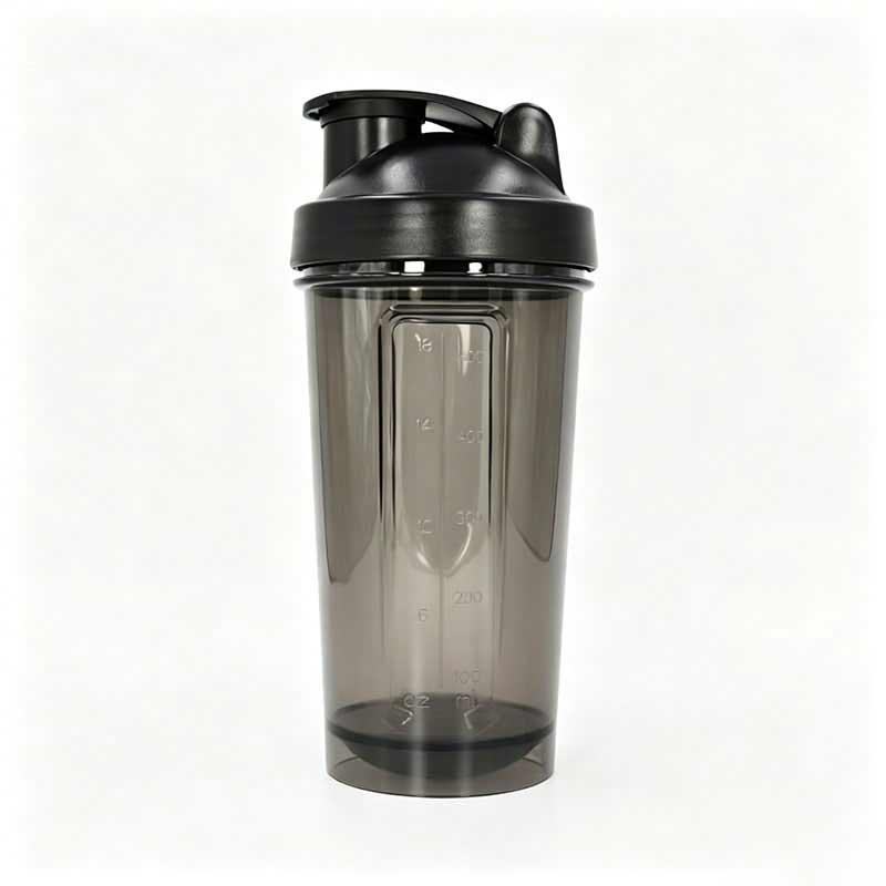 Novo design de coqueteleira de proteína de 500ml em plástico com esfera misturadora de aço inoxidável para misturar proteína em pó em atividades esportivas e fitness. 8
