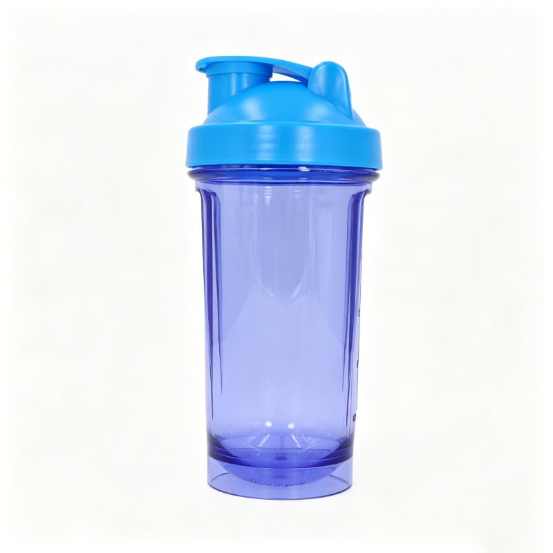 Novo design de coqueteleira de proteína de 500ml em plástico com esfera misturadora de aço inoxidável para misturar proteína em pó em atividades esportivas e fitness. 12