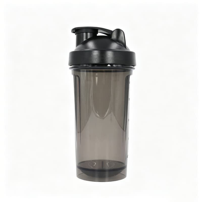 Novo design de coqueteleira de proteína de 500ml em plástico com esfera misturadora de aço inoxidável para misturar proteína em pó em atividades esportivas e fitness. 6