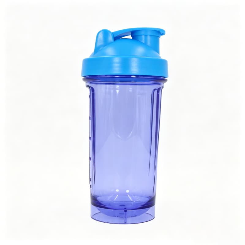 Novo design de coqueteleira de proteína de 500ml em plástico com esfera misturadora de aço inoxidável para misturar proteína em pó em atividades esportivas e fitness. 15