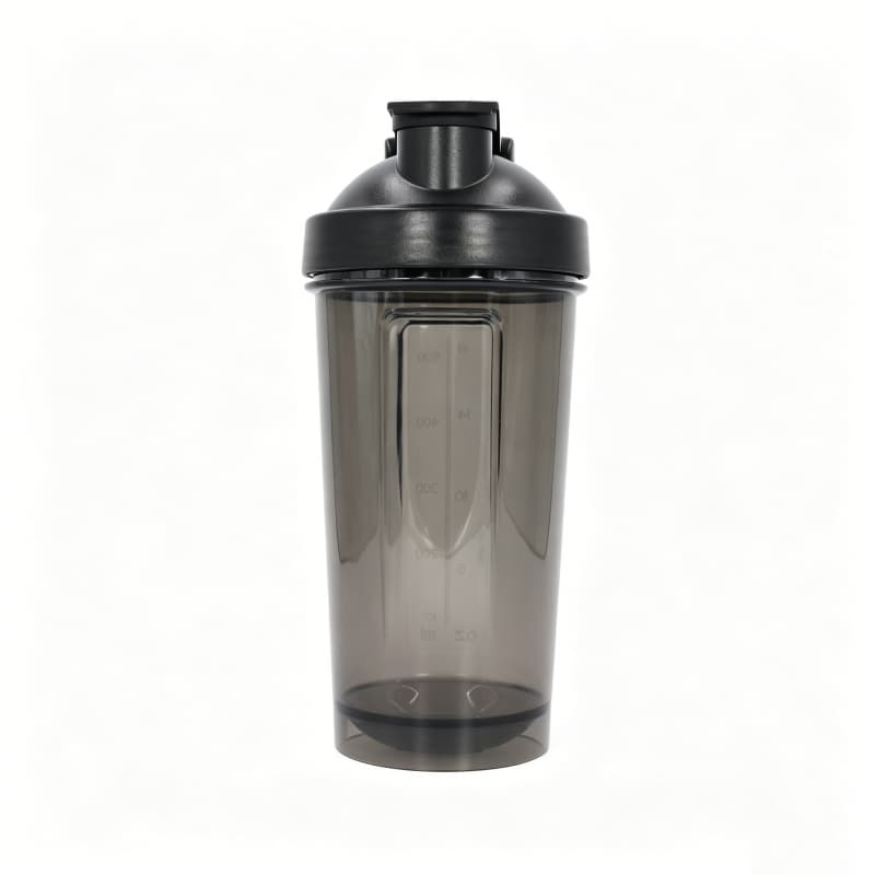 Novo design de coqueteleira de proteína de 500ml em plástico com esfera misturadora de aço inoxidável para misturar proteína em pó em atividades esportivas e fitness. 7