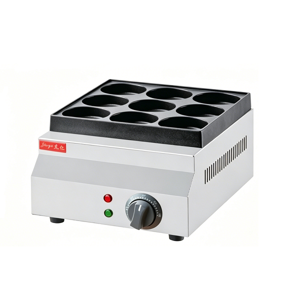 Kaesid Commercial 6/9 Holes Electric Egg Burger Maker – Stainless Steel Telur Burger Machine for Cafés & Food Trucks 4