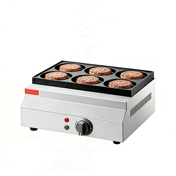 Kaesid Commercial 6/9 Holes Electric Egg Burger Maker – Stainless Steel Telur Burger Machine for Cafés & Food Trucks 2