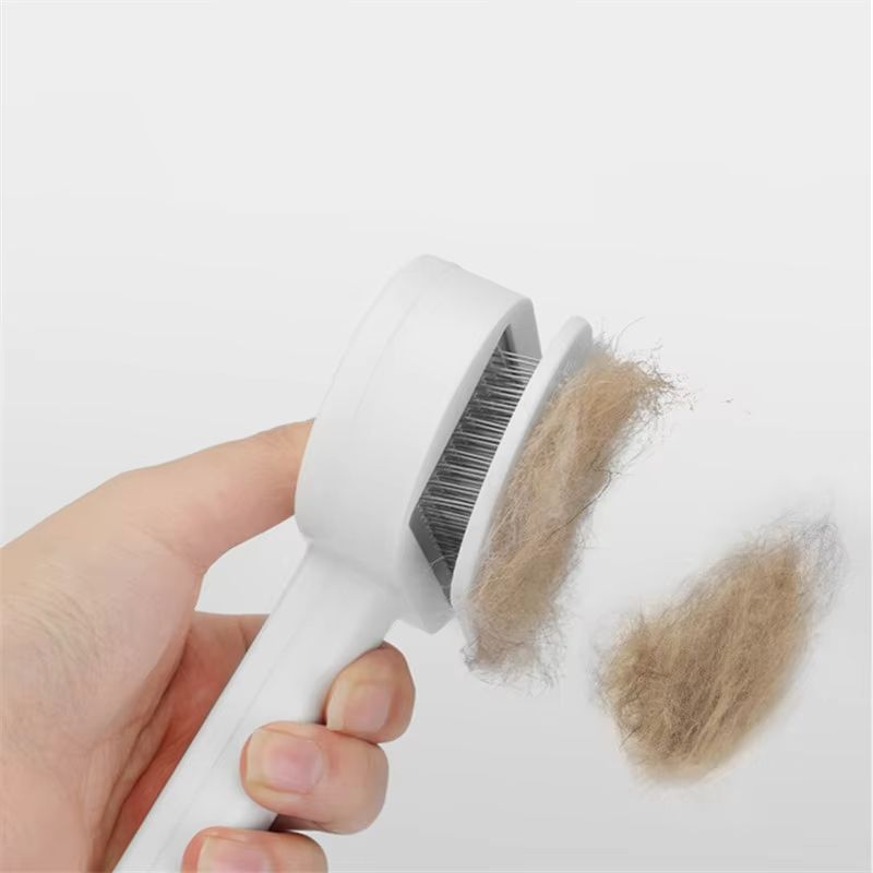 ROADREIGN - Peigne de démêlage professionnel - Brosse en acier inoxydable de qualité salon pour une maison sans poils 4