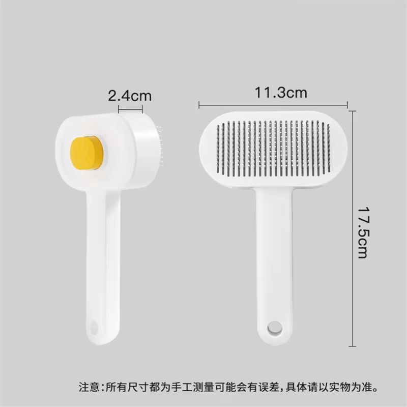 ROADREIGN - Peigne de démêlage professionnel - Brosse en acier inoxydable de qualité salon pour une maison sans poils 6