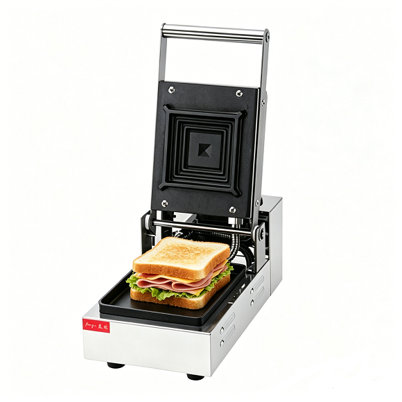 Kaesid Commercial Sandwich Maker | Heavy-Duty Non-Stick Panini Grill for Cafes & Restaurants 2