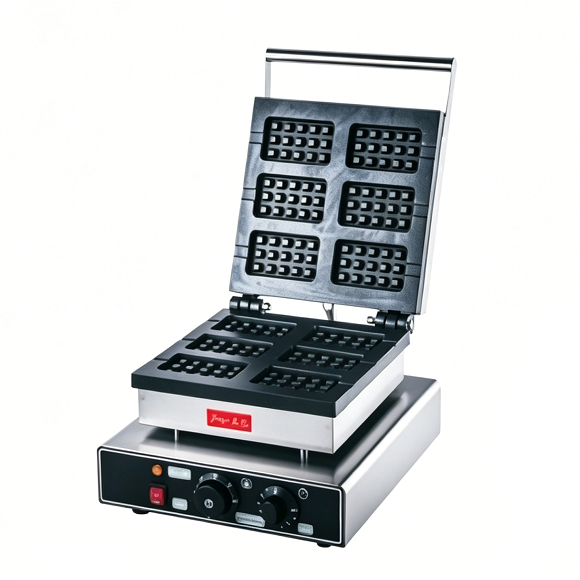 Gaufrier professionnel Kaesid - Gaufrier robuste en acier inoxydable pour cafés et boulangeries 1