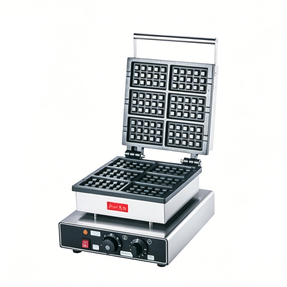 Gaufrier professionnel Kaesid - Gaufrier robuste en acier inoxydable pour cafés et boulangeries 2