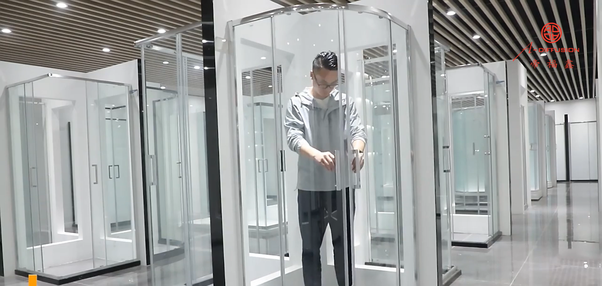 A-diffusion Shower Doors | 5/6/8mm Glass & EU Superior Quality