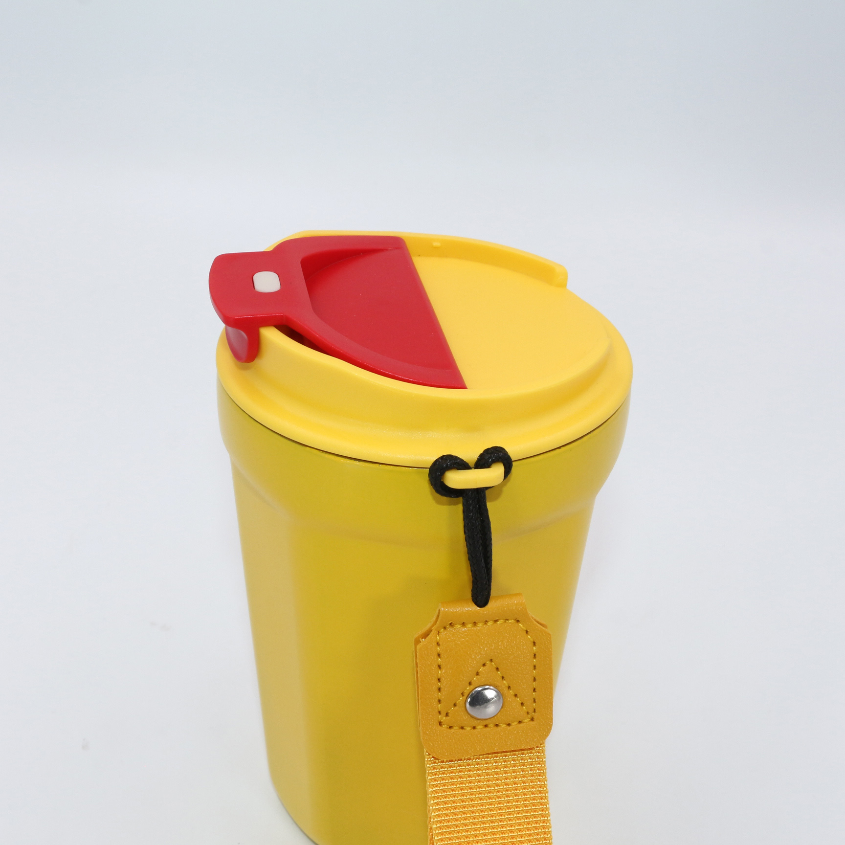 Tazza da viaggio KingLine da 380 ml a doppia parete in acciaio inox 304 | Bicchiere termico portatile a prova di perdite con cordino per uso esterno e quotidiano 15