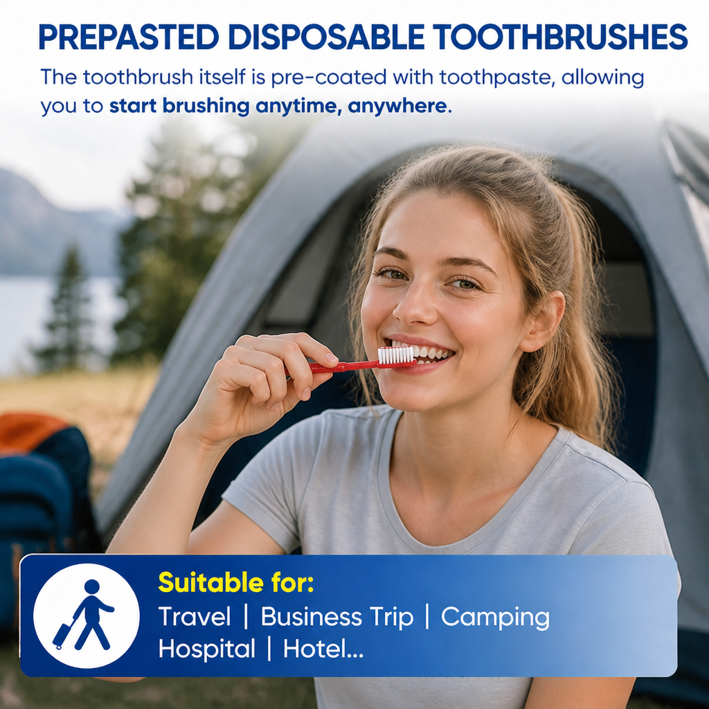 Prepasted Disposable Toothbrush 1