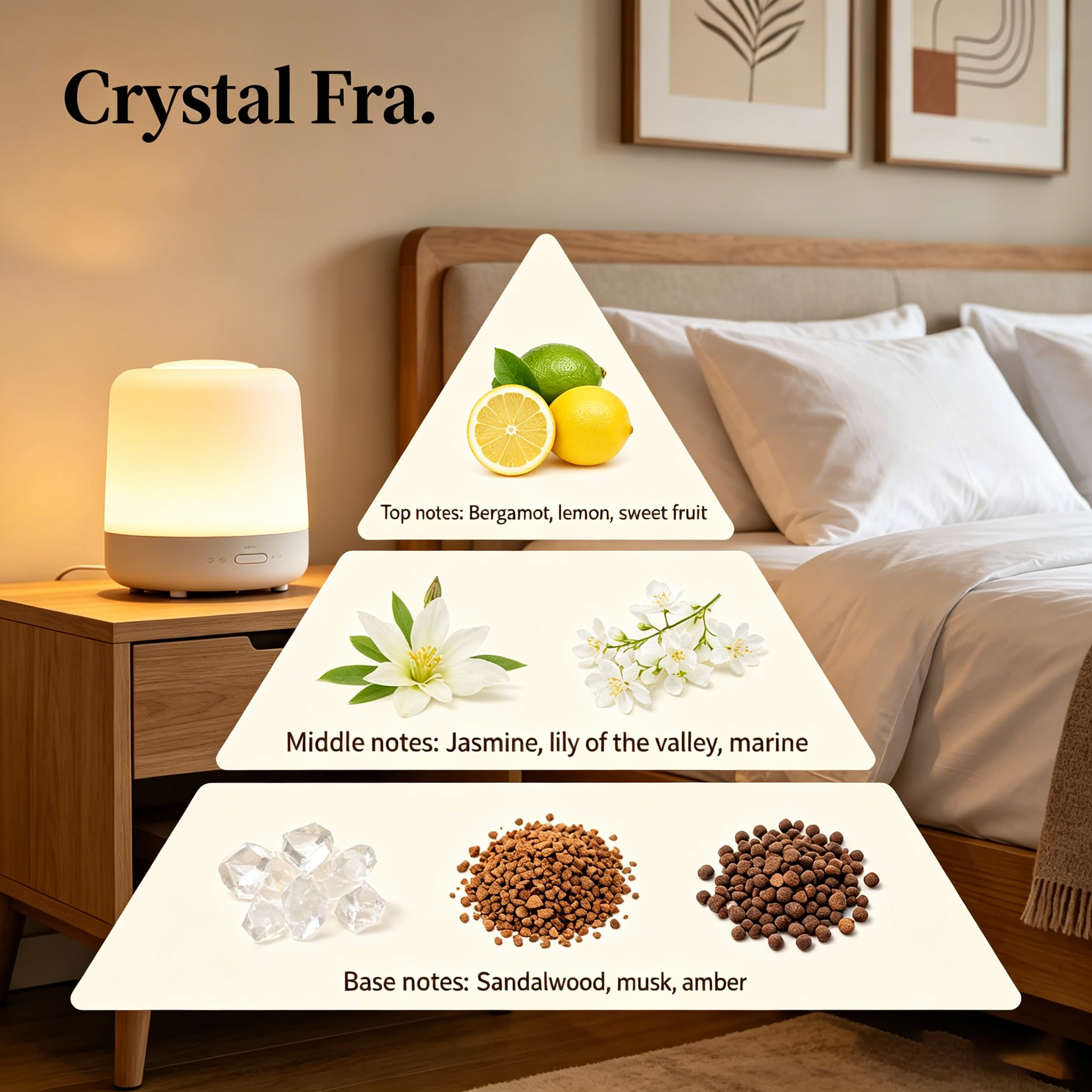 Inspired Brand Gentle Calming Scent For Bedroom Diffuser Liquid 2