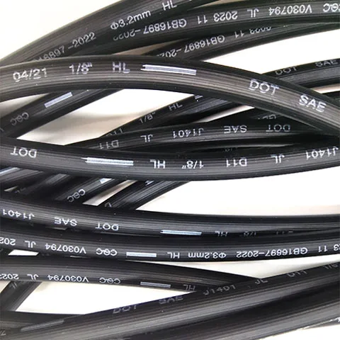 EPDM Hydraulic Brake Hose Bulk SAE J1401 Synthetic Rubber 3.2mm 4.8mm JUNZE 2
