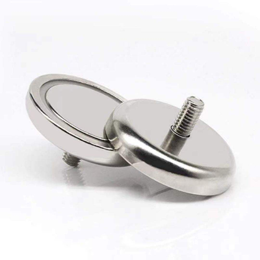 counterbore pot magnets, sink hole pot magnets, screw fix neodymium magnets, industrial cup magnets, nickel plated pot magnets, high temperature pot magnets, custom mountable magnets, automation fixture magnets, workshop holding magnets