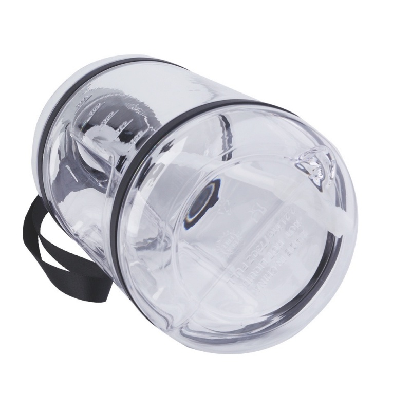 Jarra de água de plástico transparente de grande capacidade (4000 ml) com cordão para canudo e 2 anéis de silicone | Garrafa de água grande para academia e esportes, livre de BPA, em PP, PETG e Tritan, com logotipo personalizado (OEM/ODM). 4
