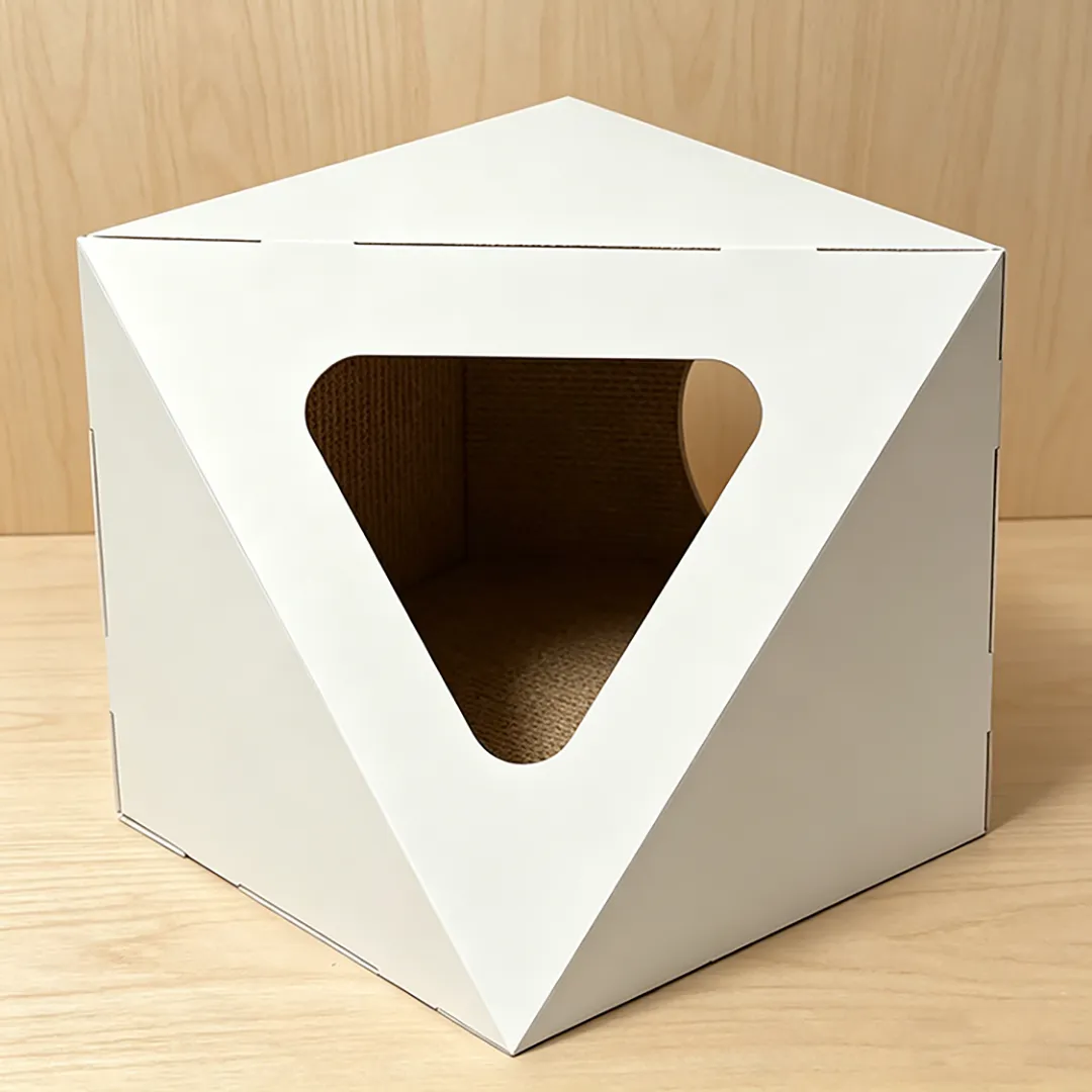 Best-selling Custom Minimalist Polyhedral Cat House WW-0026 3