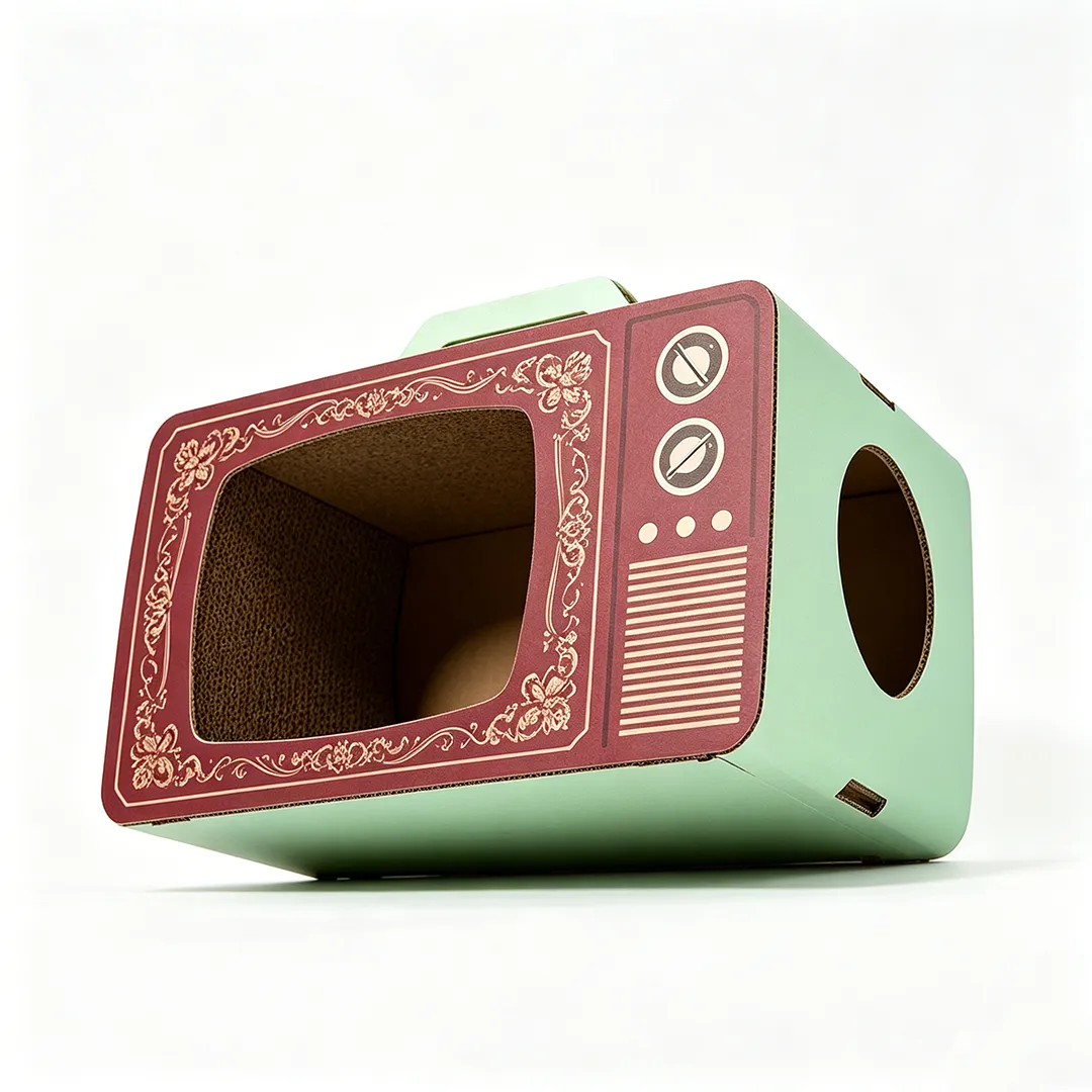 Wholesale Custom Retro TV Shaped Cat Bed WW-0029 2