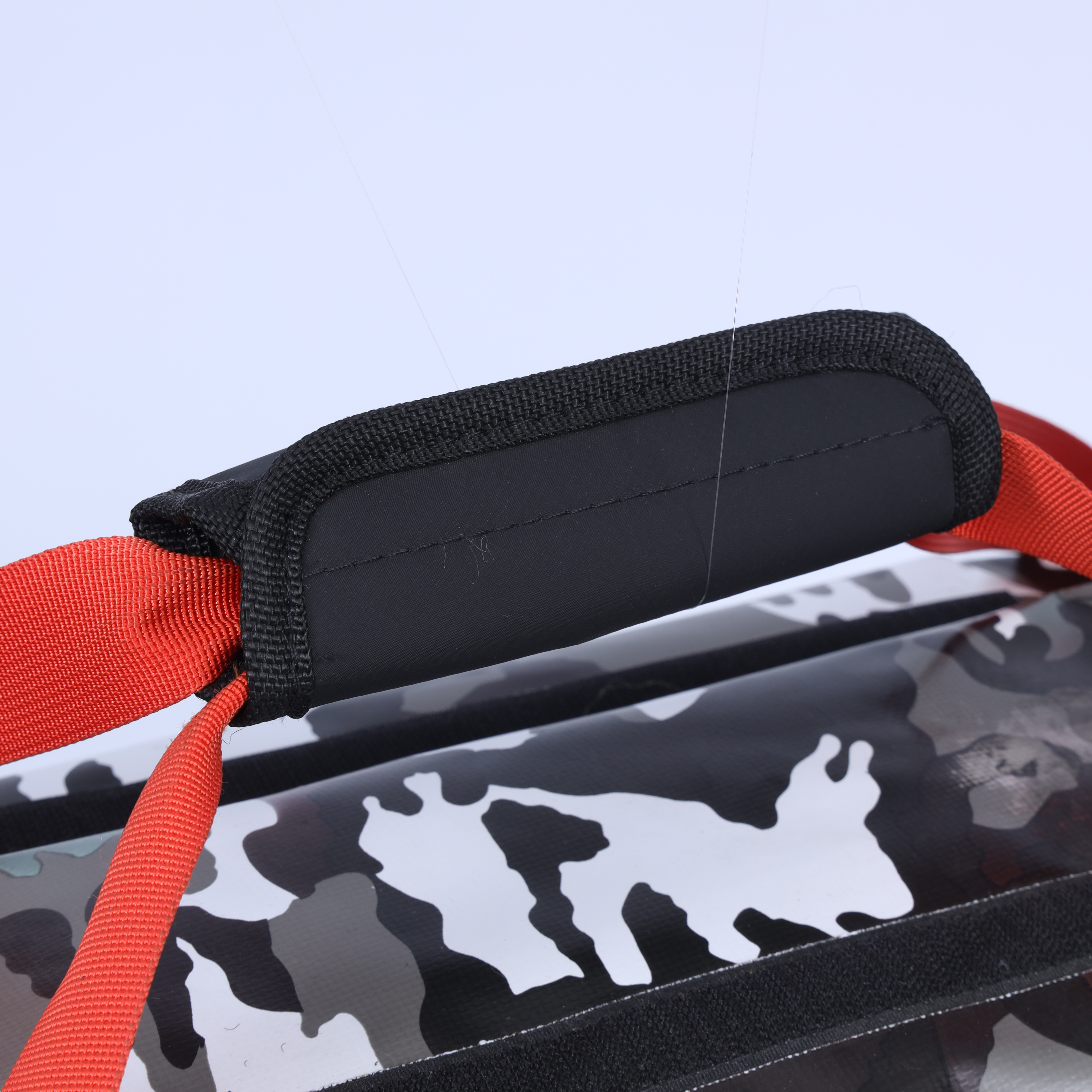 Lightweight Fitness Travel Duffel  Sport Shoe Bag Black Polyester Waterproof Dry Bag With Custom Print 5
