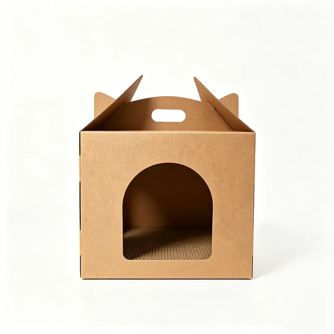 Wholesale Custom Portable Cat House Cat Scratch Board WW-0033 3