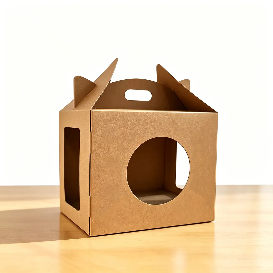 Wholesale Custom Portable Cat House Cat Scratch Board WW-0033 2
