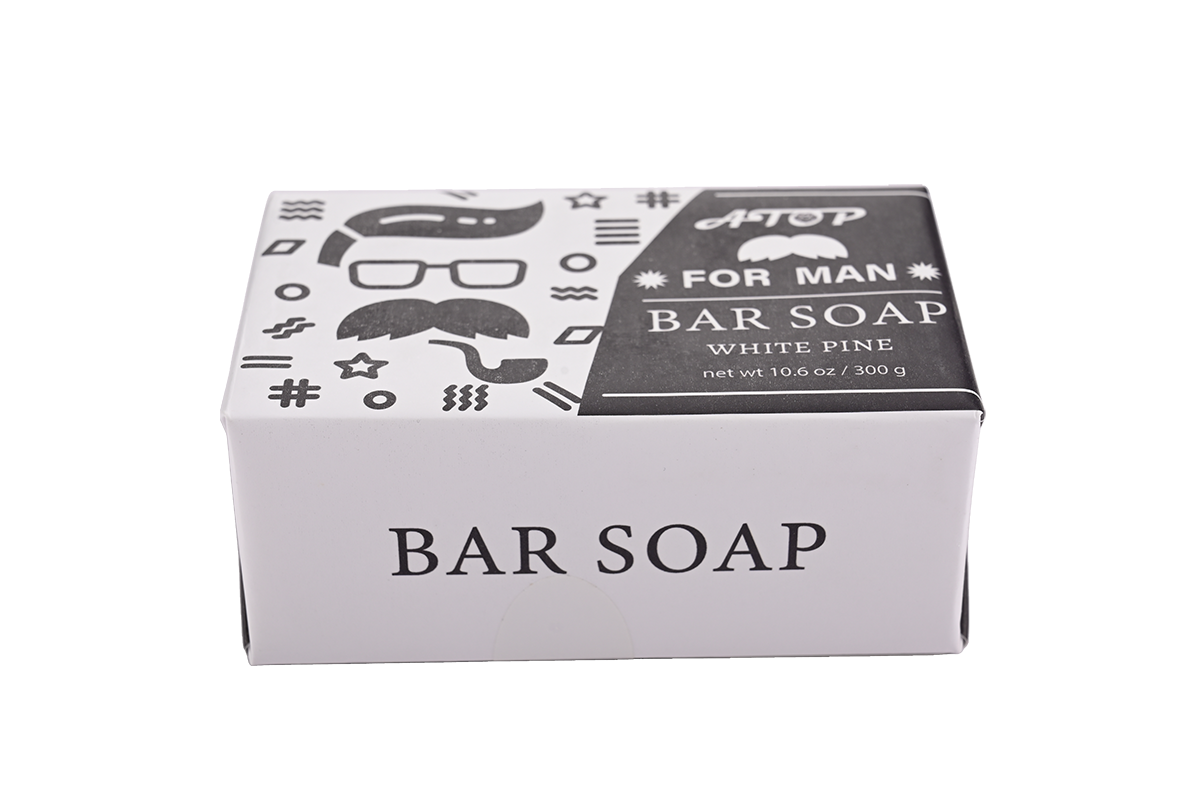 White Pine Bar Soap for Men - 300g Moisturizing & Deep Cleansing Men's Soap with Fresh Woody Forest Fragrance 3