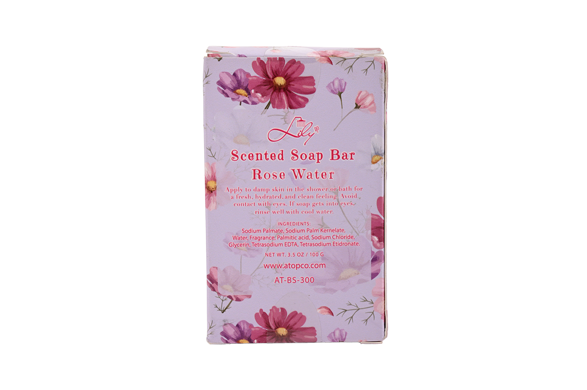 300g Rose Water Scented Soap Bar - Moisturizing Floral Bath Soap for Soft, Smooth & Refreshed Skin 4
