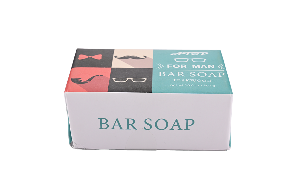 300g Teakwood Soap Bar for Men - Moisturizing Deep Cleansing Bath Soap with Rich Woody Fragrance 3