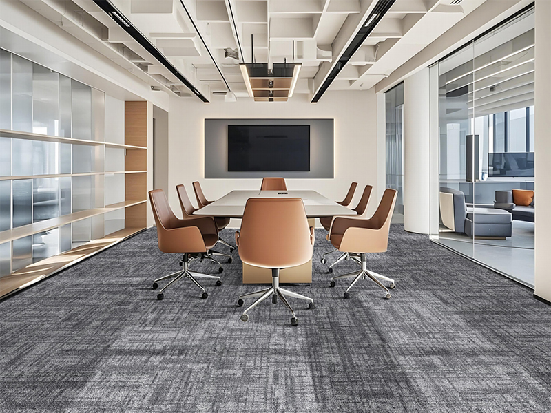 Piastrelle di moquette modulari in polipropilene di alta gamma, moderne e di design, 50x50 cm, per uffici e hotel | Produttore di moquette modulari per uffici e hotel 1