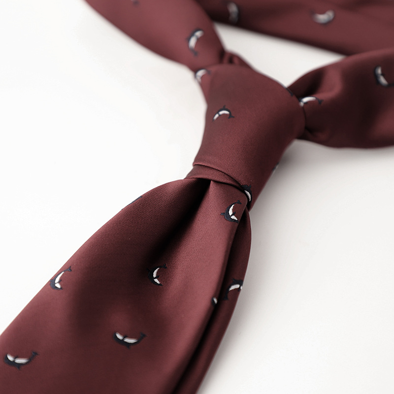 Vintage-Jacquard-Krawatte für Herren