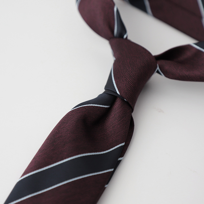 Jacquard-Krawatte aus Polyester-Seide