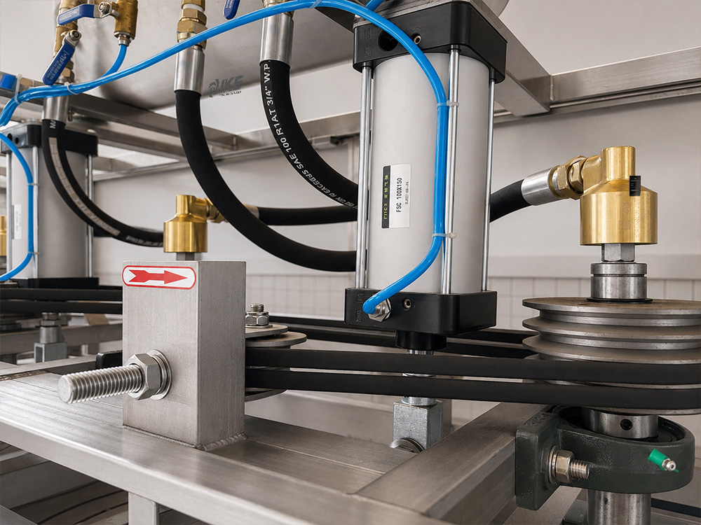 Macchina industriale pneumatica per pelare le cipolle KF-OPM1000 5