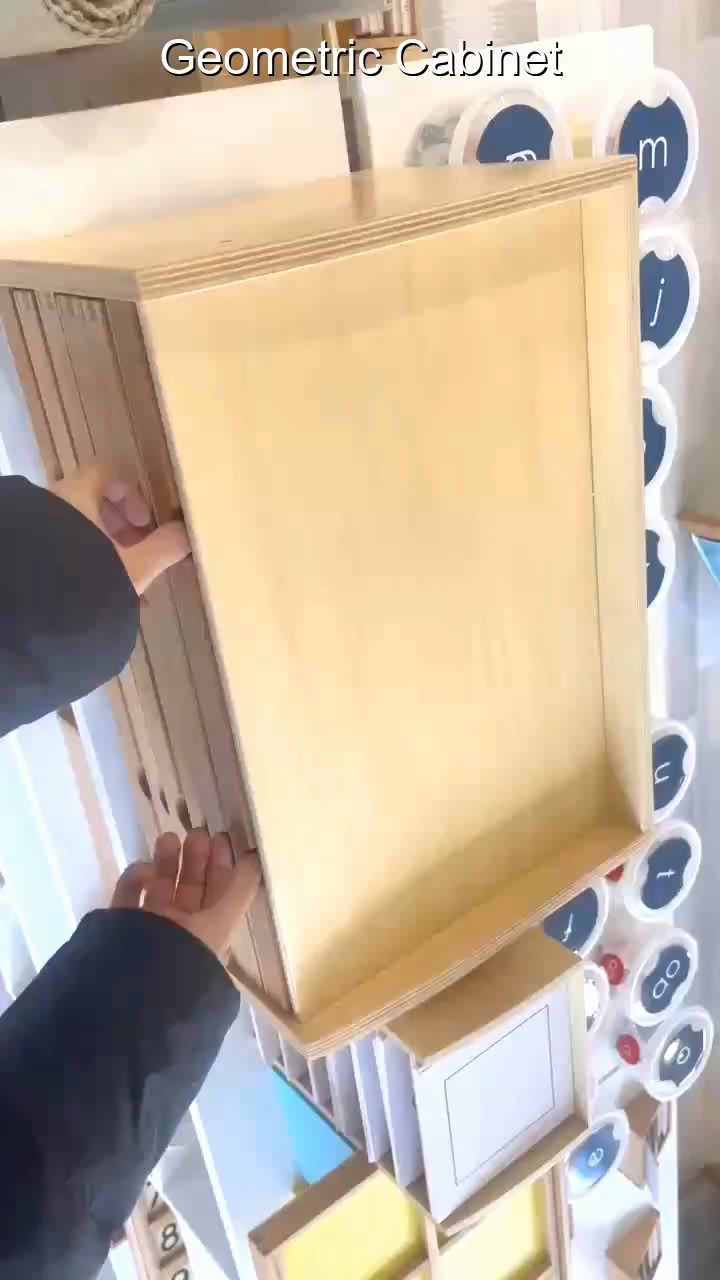 Montessori Geometric Cabinet | Sensorial Learning Materials | LeaderJoy