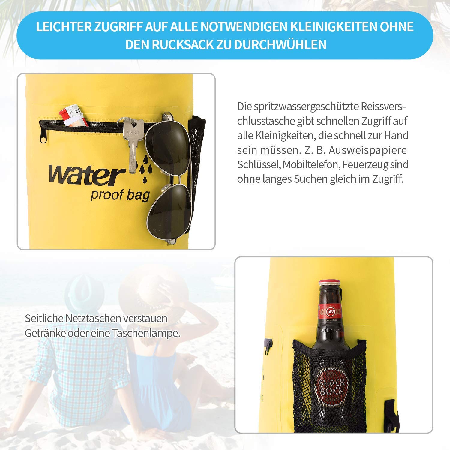 High quality dry bags Hot sell outdoor floating camping gear ocean pack PVC dry bag  backpack waterproof dry bag 6