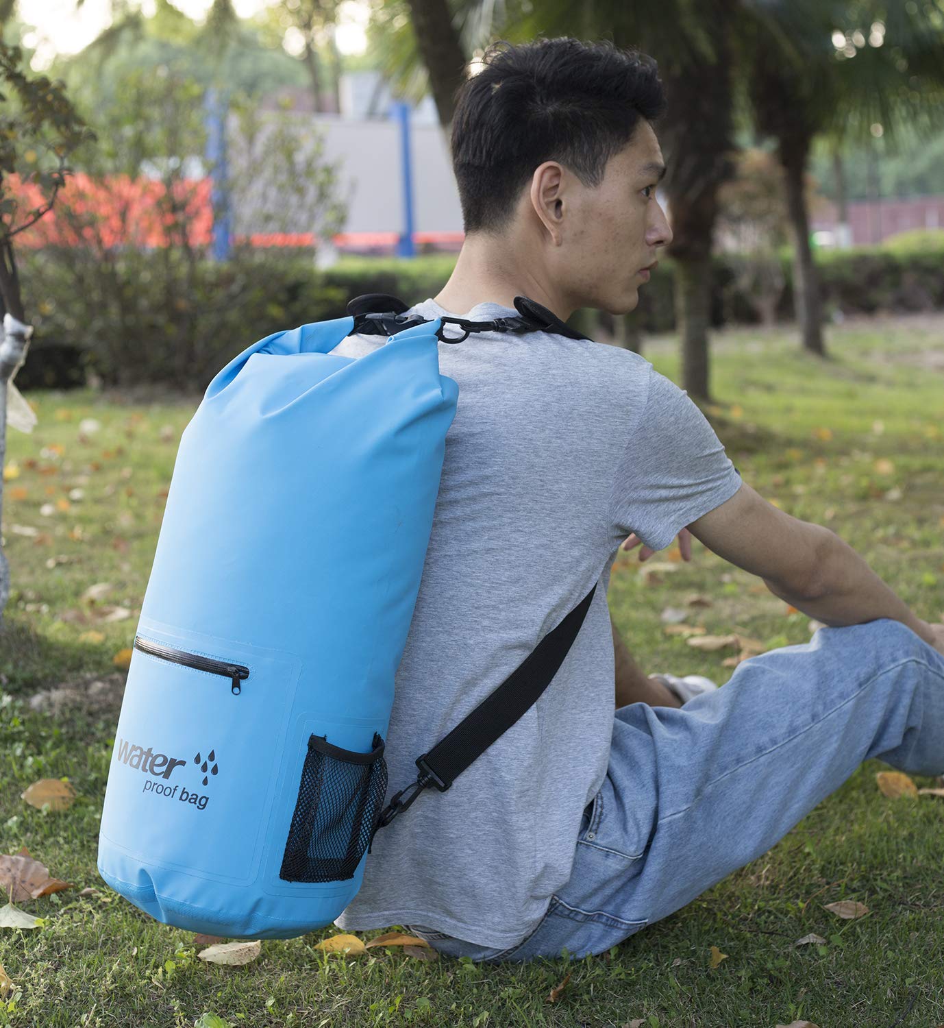 Outdoor Travel Sport Hiking Ocean Pack Water Proof Pvc Ocean Pack 10L Storage Floating Dry Bag Backpack Waterproof Dry Bag 3