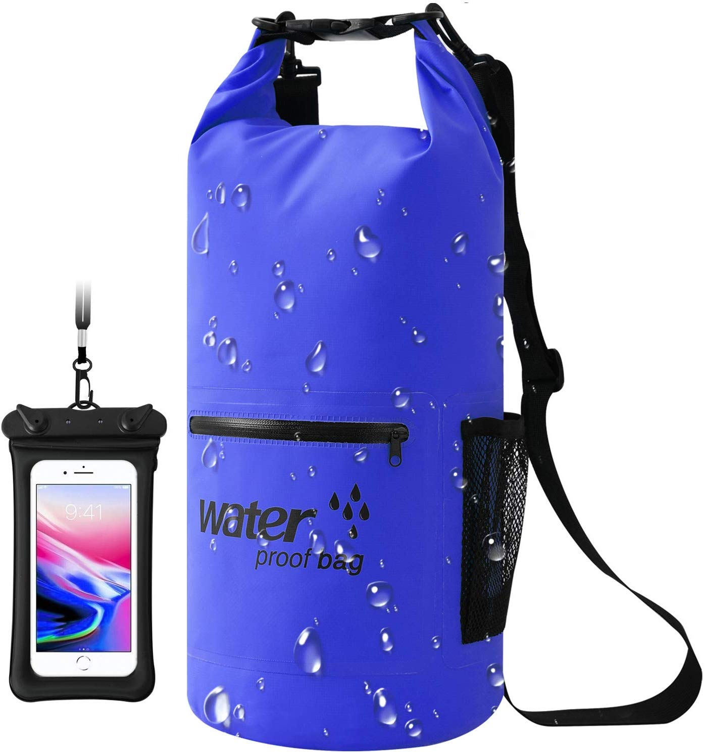 OEM Multi Purpose Swimming Diving Rafting Hiking PVC Waterproof Outdoor Sport Dry Bag Sling Backpack 3