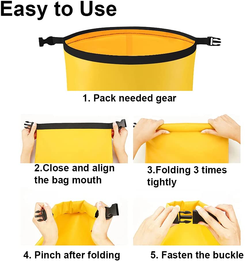 Custom portable outdoor beach swimming pvc water proof waterproof dry bag backpack 7