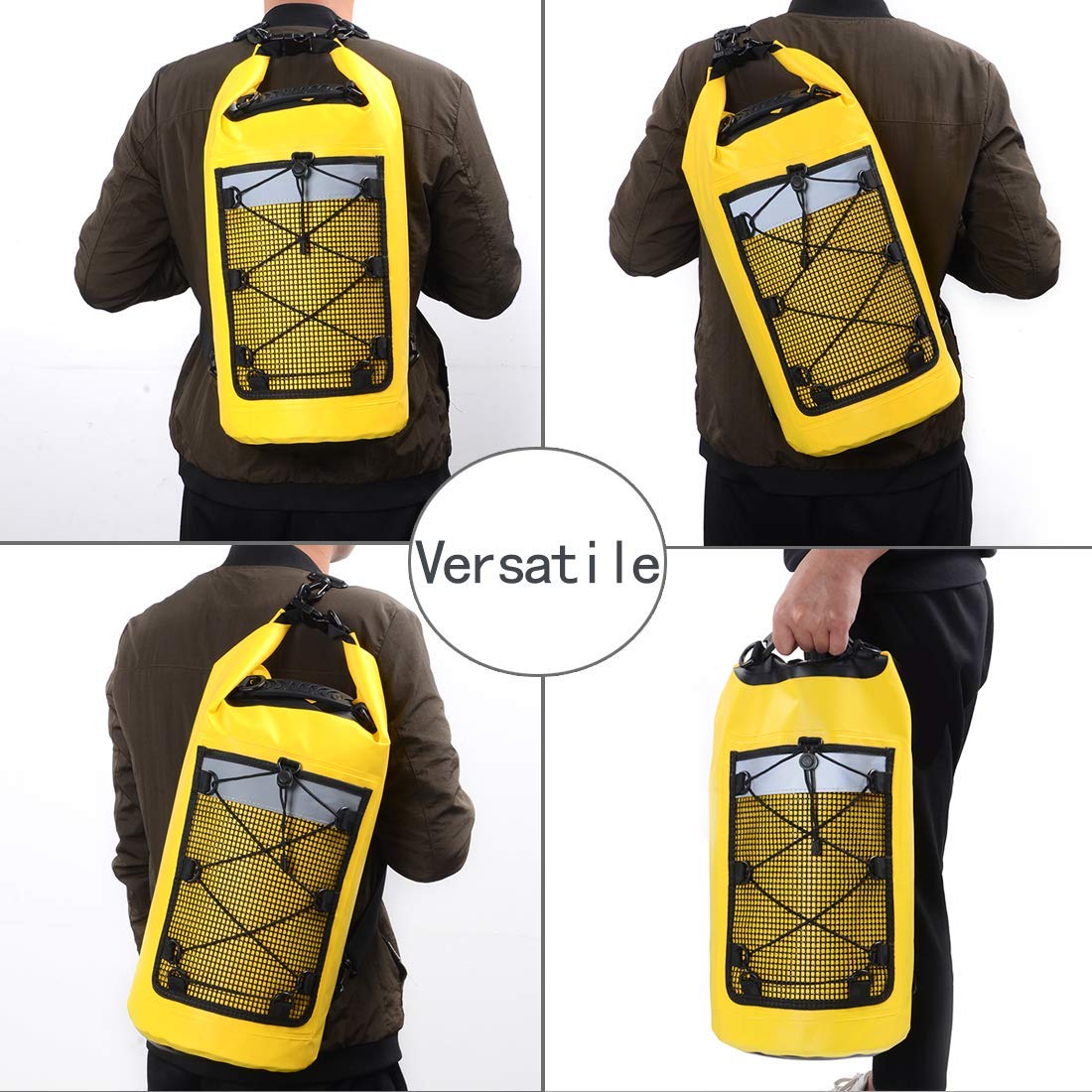 Roll Top  Diving  PVC Rafting Sports Kayaking Travel 10L 20L TO 150L  Dry Bag Waterproof Backpack 3