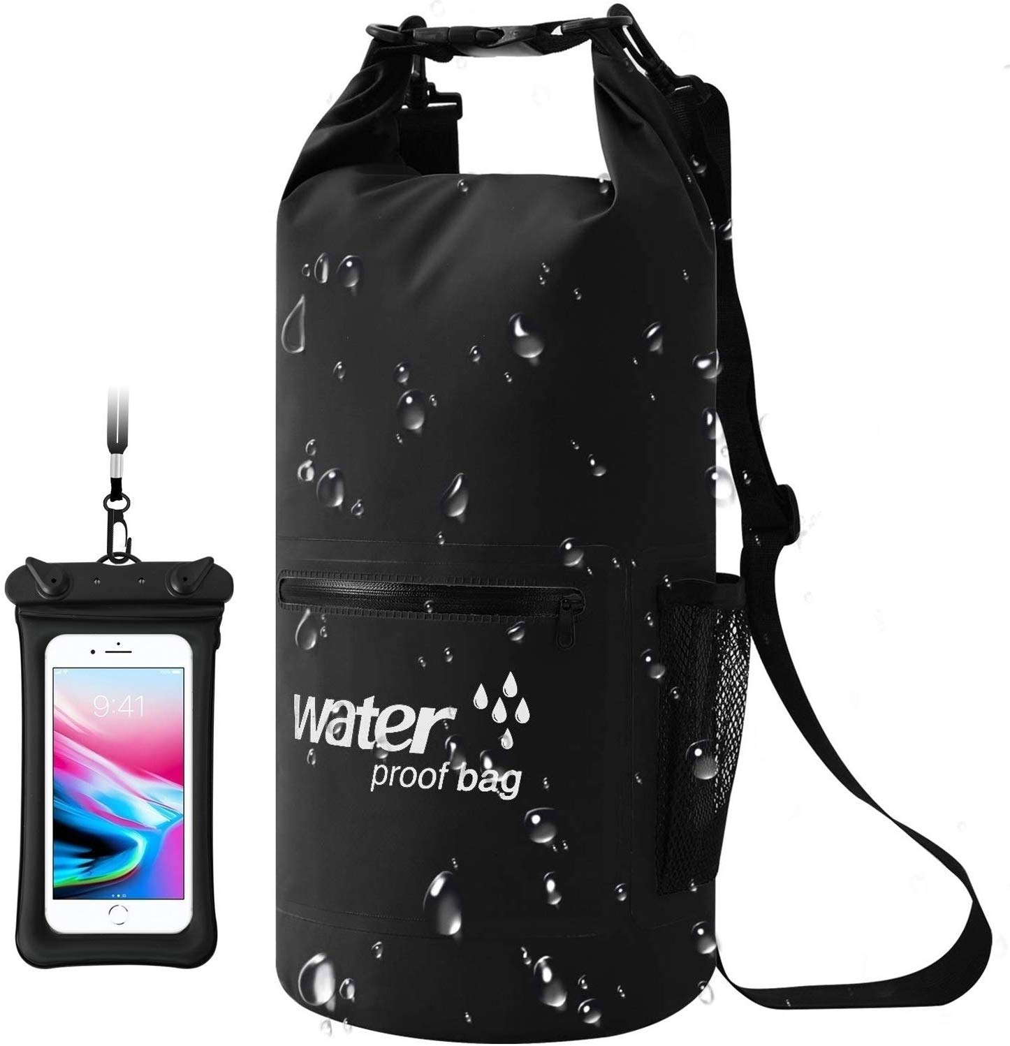 Custom Eco PVC Nylon TPU Surfing Floating Motorcycle Kayaking Boating Hiking Camping Backpack Roll Top Dry Waterproof Bag 1