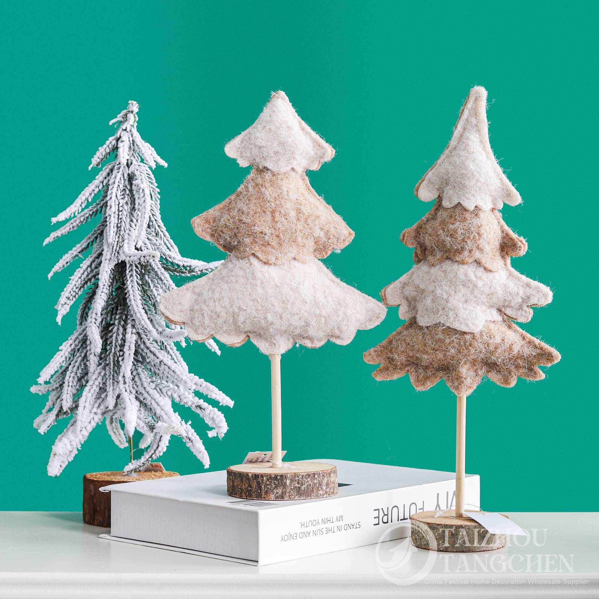 Weiche Filz-Mini-Gnome ohne Gesicht, neutrale beige-braune Winter-Tisch- und Regaldekoration für Zuhause, Weihnachtsfeiern 3