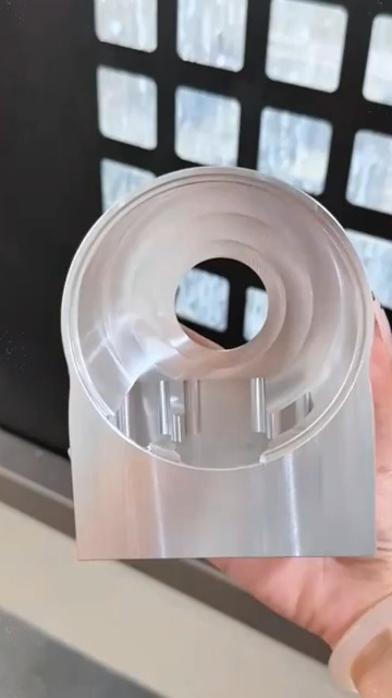 JSJM ISO9001 High Precision CNC Machined Aluminum Reflector Cup | Mirror Polished Optical Lighting Component