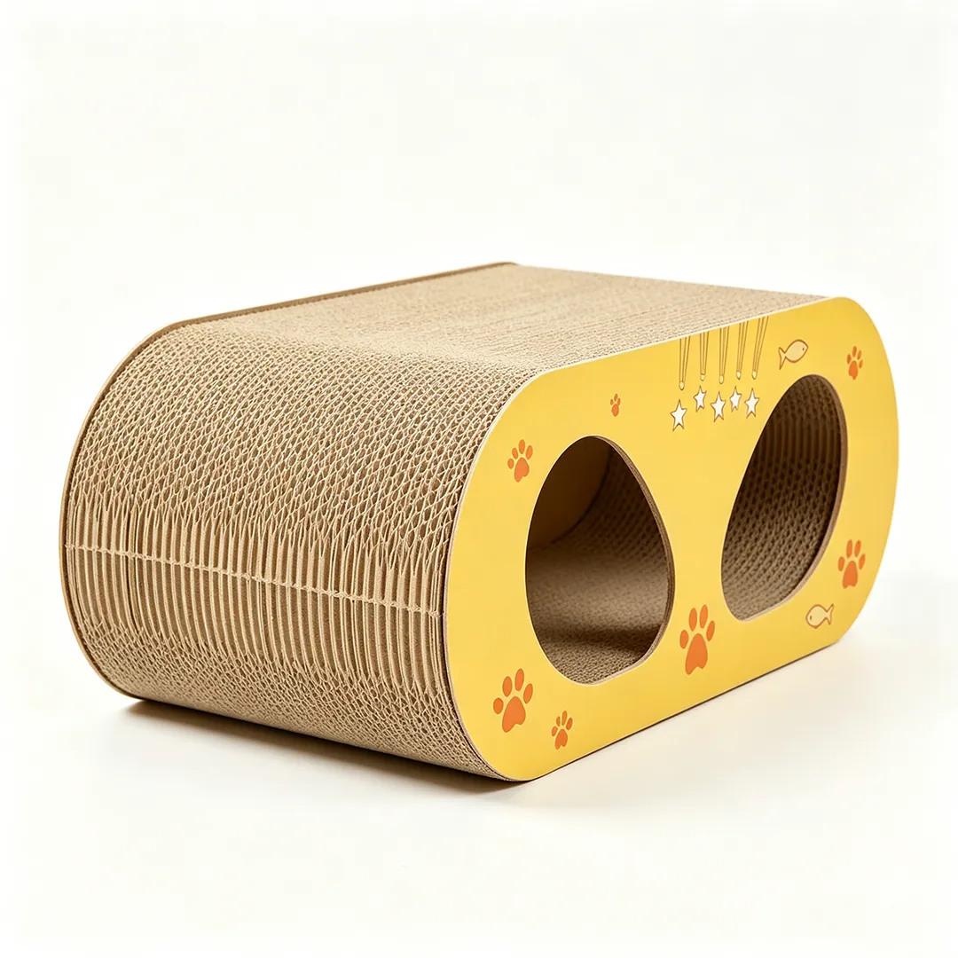 Hot Sale Custom Double Tunnel Cat Rest House ZB-0157 2