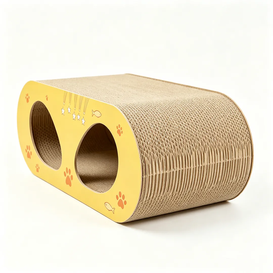 Hot Sale Custom Double Tunnel Cat Rest House ZB-0157 3