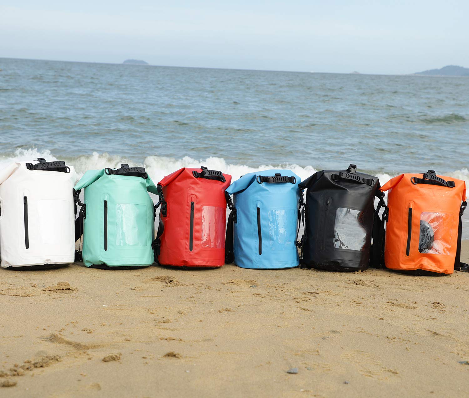 Hot selling beautiful waterproof travel shoulder dry bag backpack for outdoor sport BAGS 7