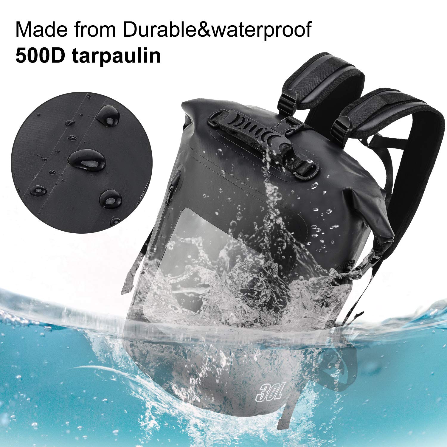 Hot selling beautiful waterproof travel shoulder dry bag backpack for outdoor sport BAGS 3