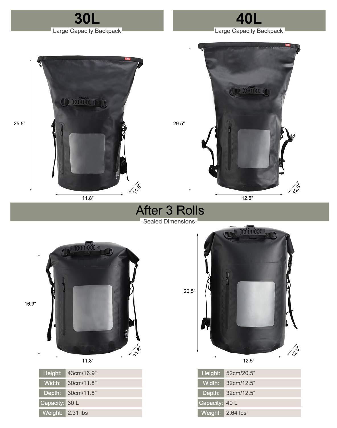 Hot selling beautiful waterproof travel shoulder dry bag backpack for outdoor sport BAGS 5