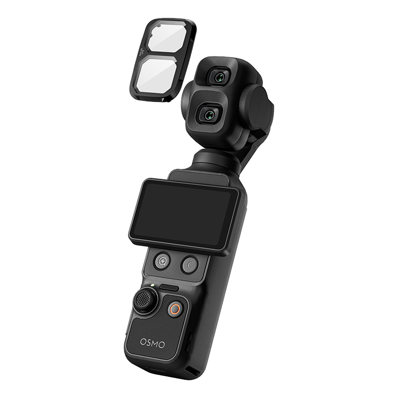 Filtro Black Mist instalado en Pocket 4 Pro