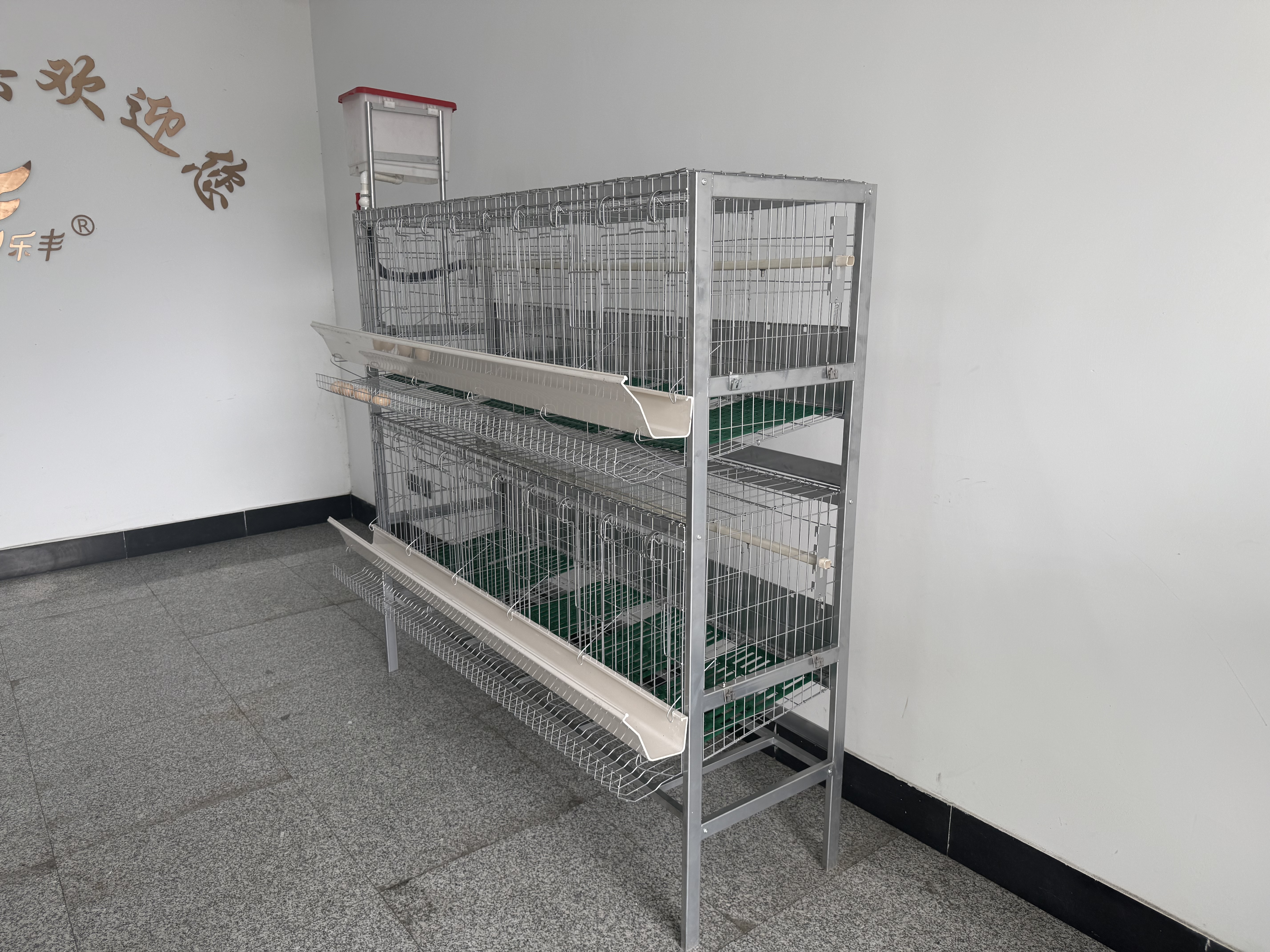 Double layered ten duck egg cage in the laboratory 4