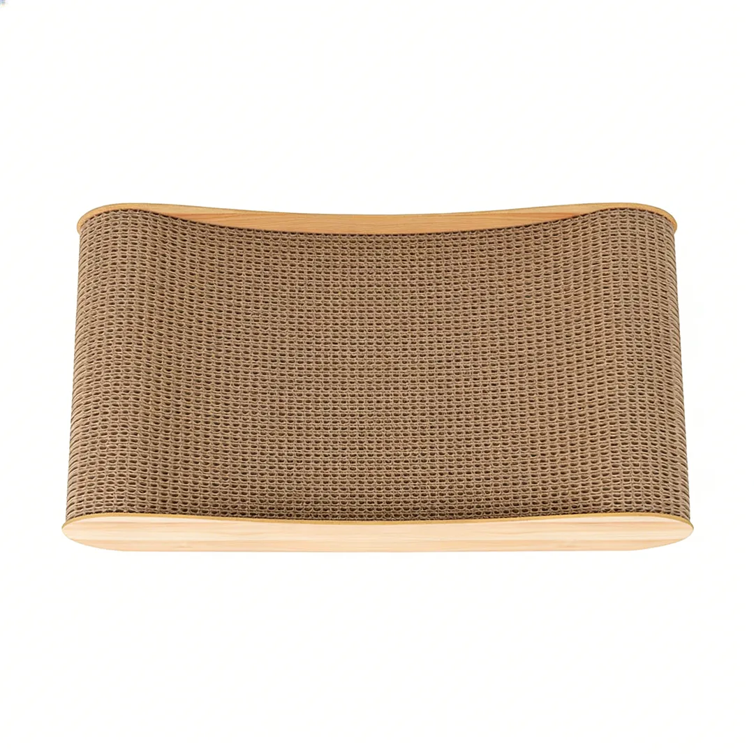 Wholesale Custom Wood Grain Spine-support Cat Scratcher Sofa ZB-0088 3