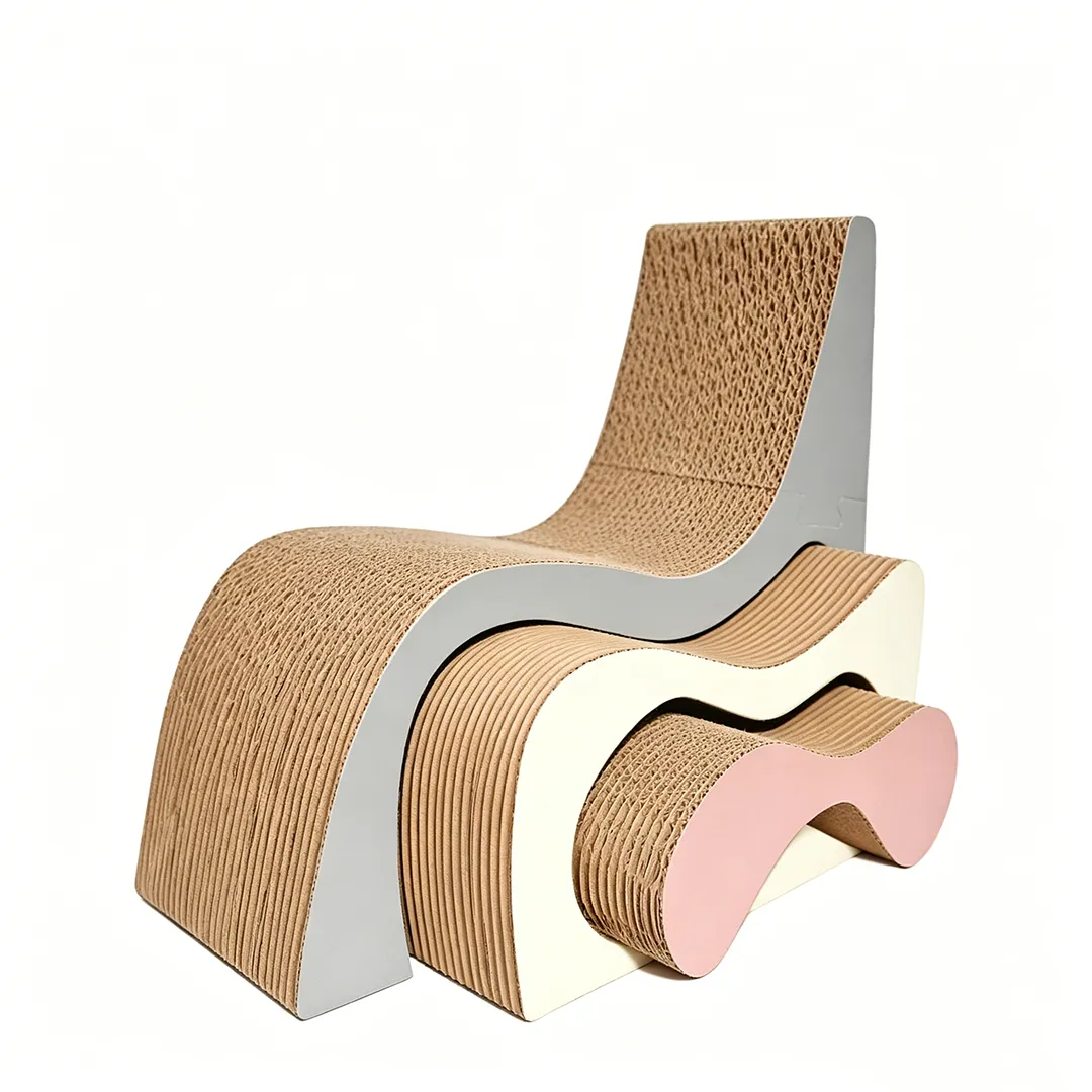 High quality custom three-in-one cat lying catch board ZB-0108 1
